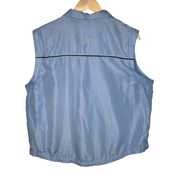 Y2K Oleg Cassini Sport Convertible Windbreaker Jacket Size XLP Removable Sleeves - Picture 4 of 16